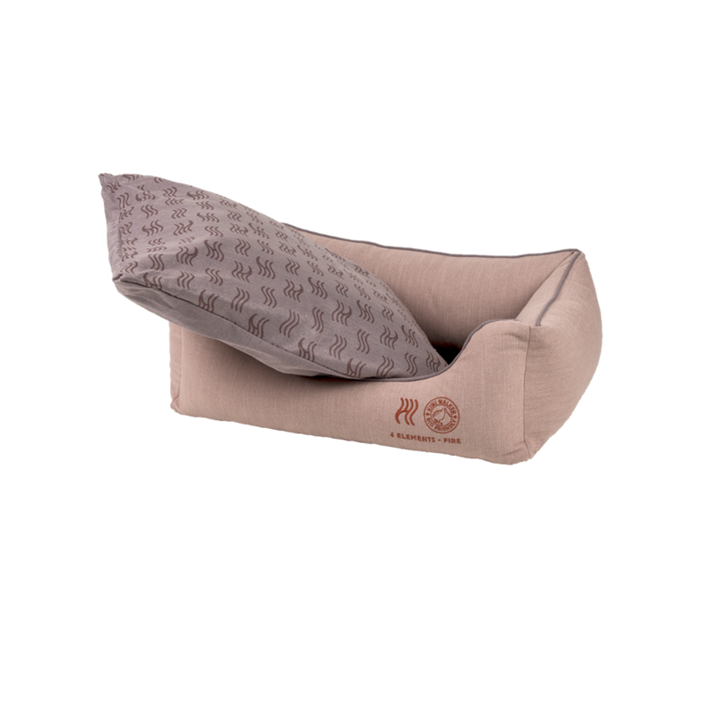 Panier Sofa Bed 4ELEMENTS - pour chien (S, Terracotta, Rectangle) - Photo 3