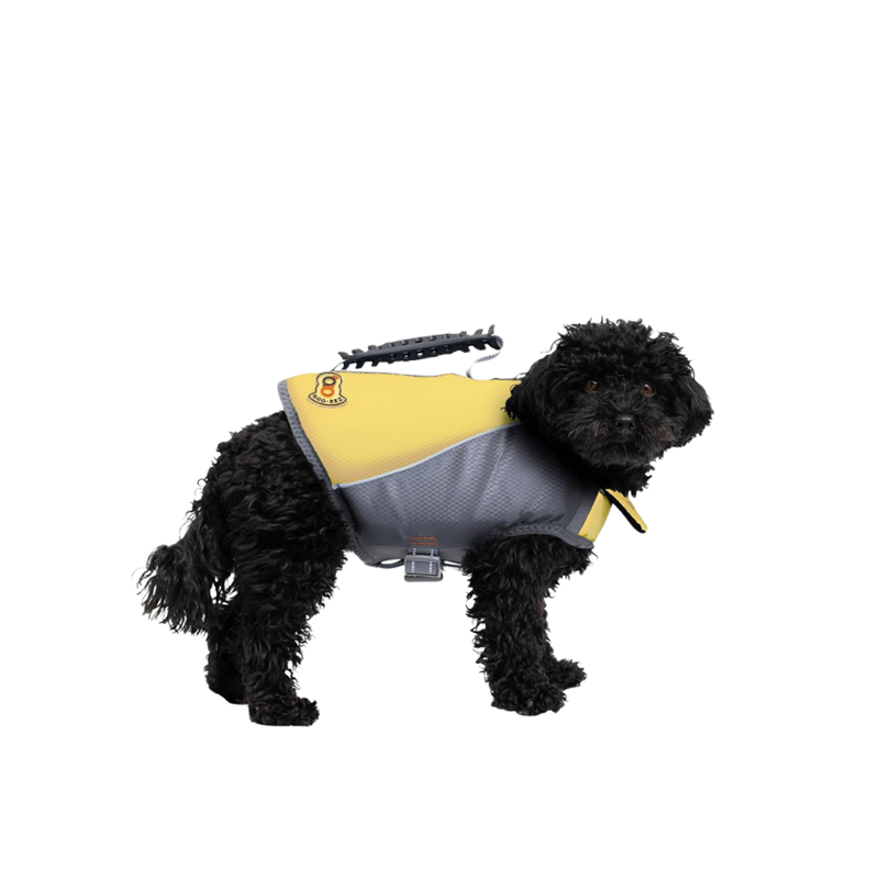 Gilet de sauvetage pour chien (XXS, Jaune) - Photo 2