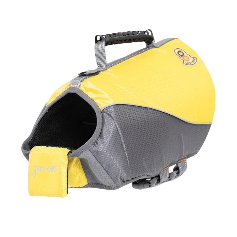 Gilet de sauvetage pour chien (M, Jaune) - Photo 3