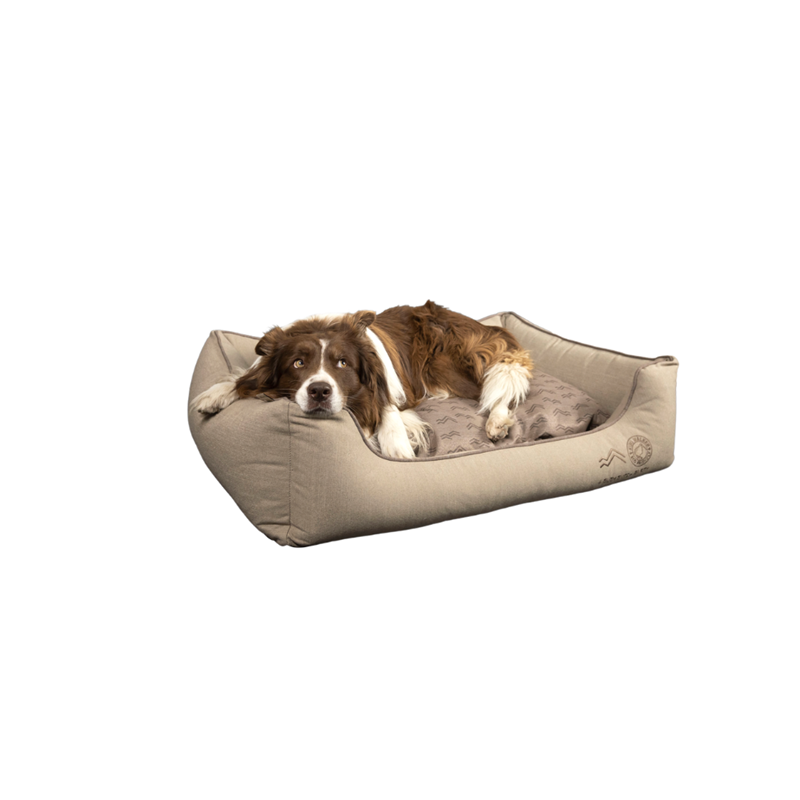 Panier Sofa Bed 4ELEMENTS - pour chien (L, Marron, Rectangle) - Photo 7