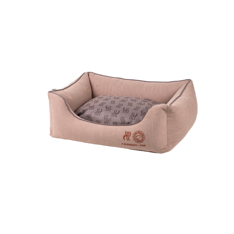 Panier Sofa Bed 4ELEMENTS - pour chien (S, Terracotta, Rectangle) - Photo 2