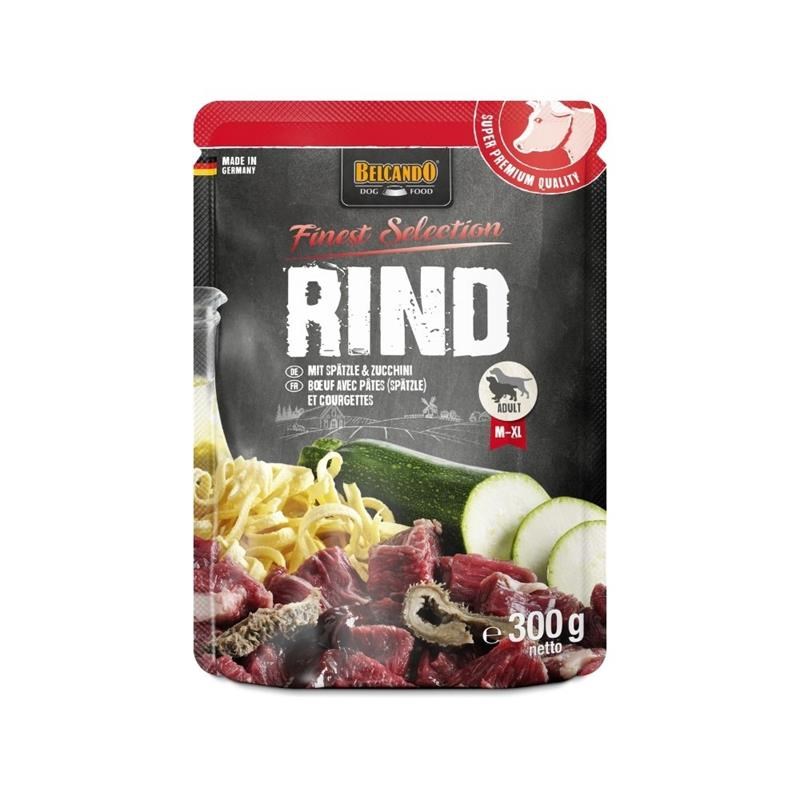 Pâtée pour chien - Sachet fraîcheur Boeuf &amp; pâtes, avec courgettes (300 g, Boeuf) - Photo 2
