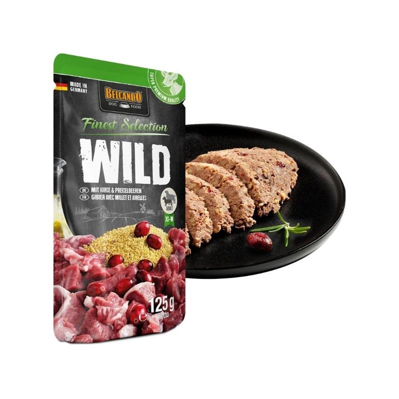 Pâtée pour chien - Sachet fraîcheur Gibier &amp; millet, avec airelles (125 g, Gibier) - Photo 5