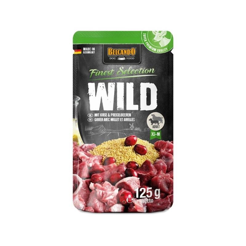 Pâtée pour chien - Sachet fraîcheur Gibier &amp; millet, avec airelles (125 g, Gibier) - Photo 2