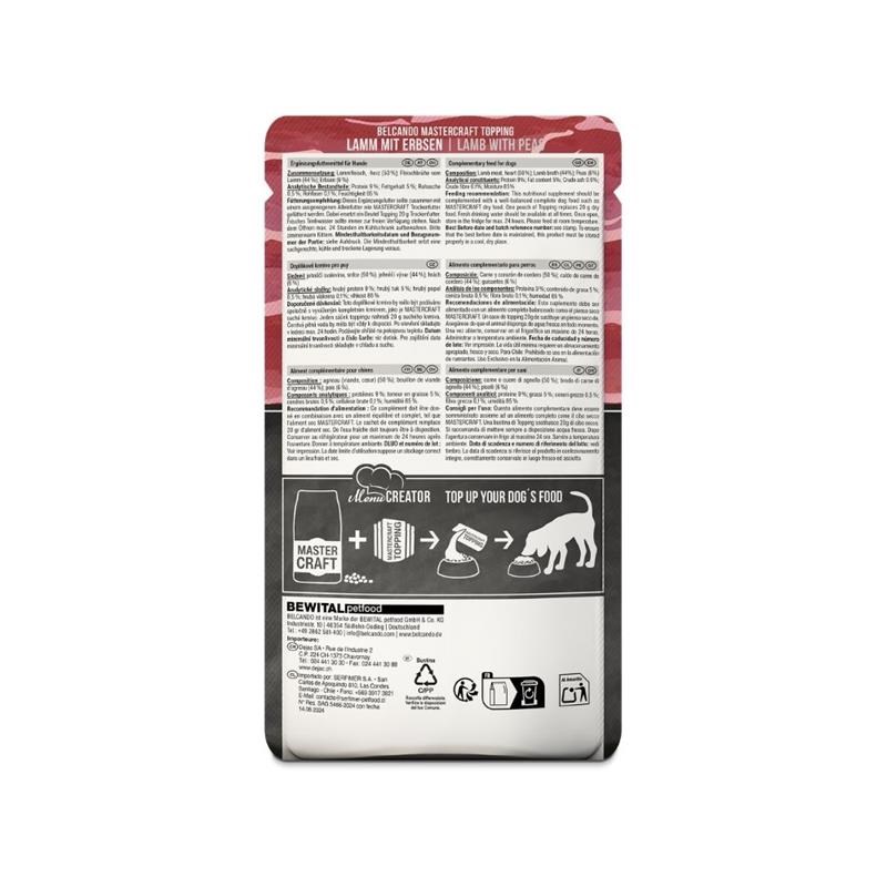 Mastercraft Topping Agneau pour chien (100 g, Agneau) - Photo 3