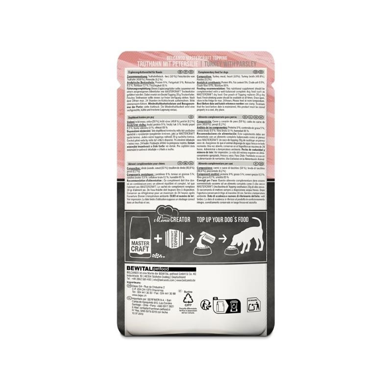 Mastercraft Topping Dinde pour chien (100 g, Dinde) - Photo 3