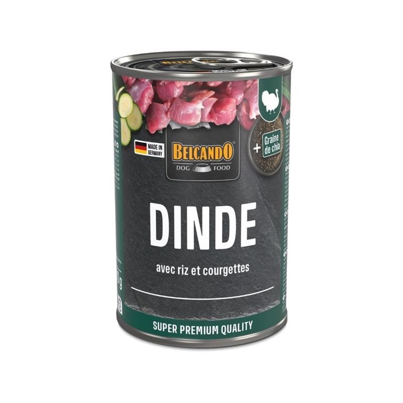 Pâtée pour chien - Boîte Dinde &amp; Riz, courgettes (400 g, Dinde) - Photo 2