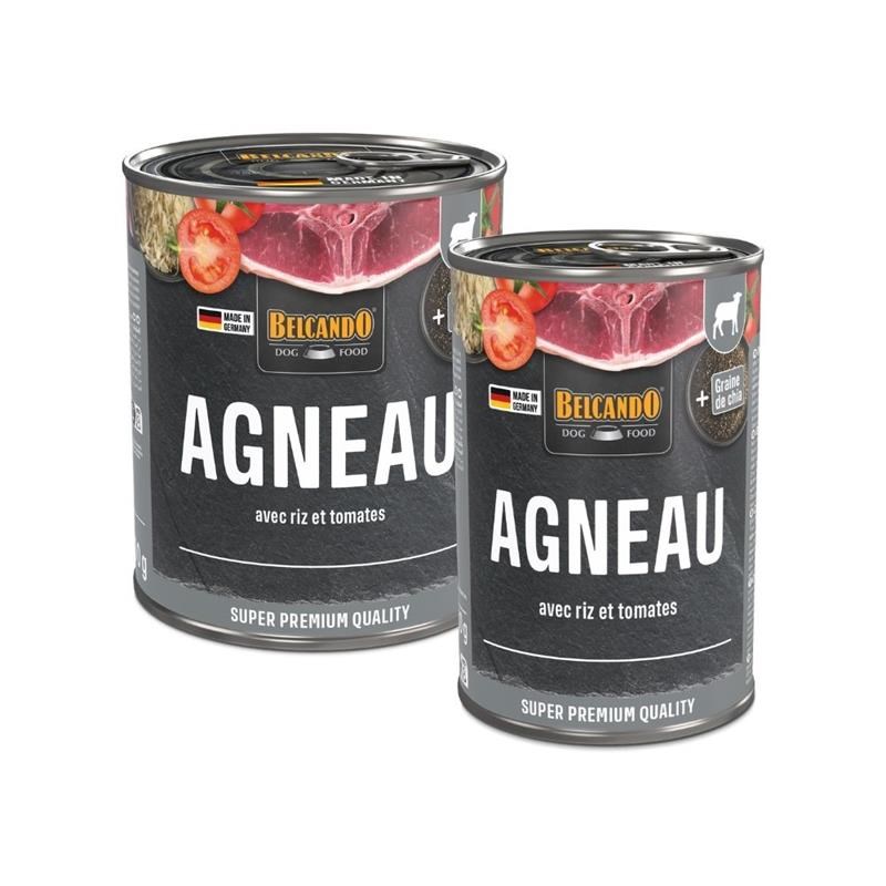 Pâtée pour chien - Boîte Agneau &amp; riz, tomate (400 g, Agneau) - Photo 4