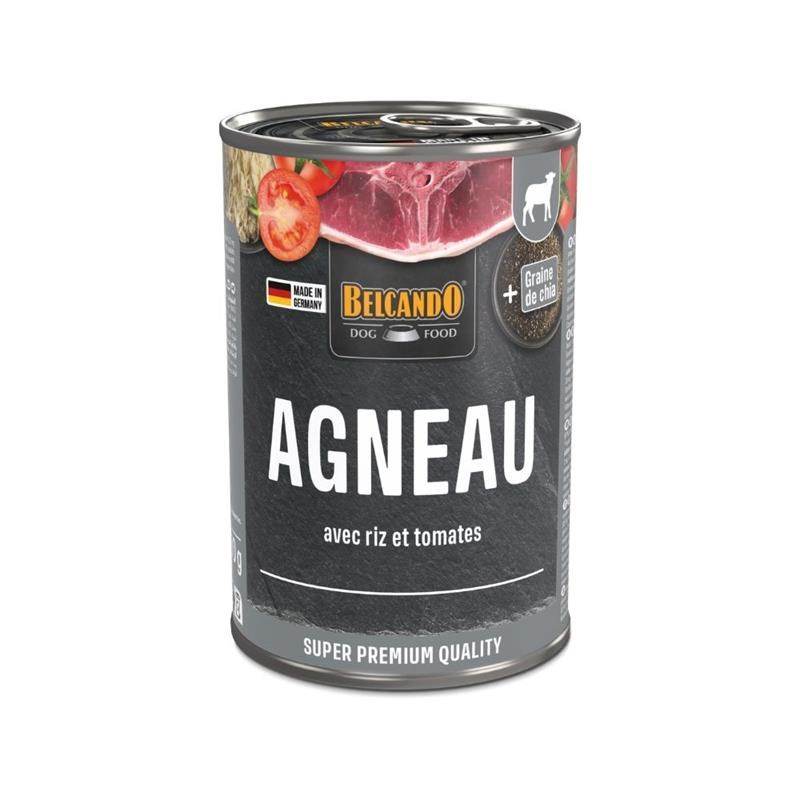 Pâtée pour chien - Boîte Agneau &amp; riz, tomate (400 g, Agneau) - Photo 2