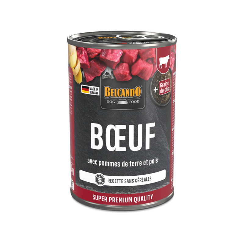 Pâtée pour chien - Boîte Boeuf &amp; pommes de terre, pois (Boeuf, 400 g) - Photo 2
