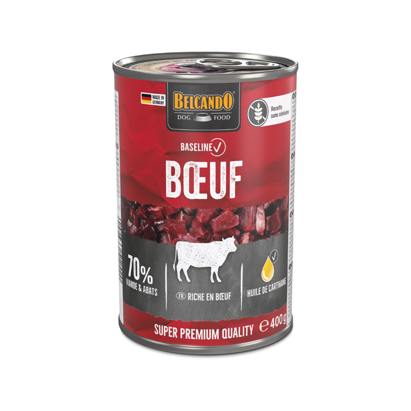 Pâtée pour chien - Boîte Baseline Boeuf (400 g, Boeuf) - Photo 2