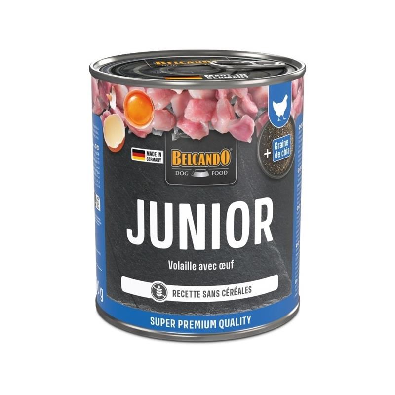 Pâtée pour chien - Boîte Junior volaille &amp; oeuf (800 g, Poulet) - Photo 2