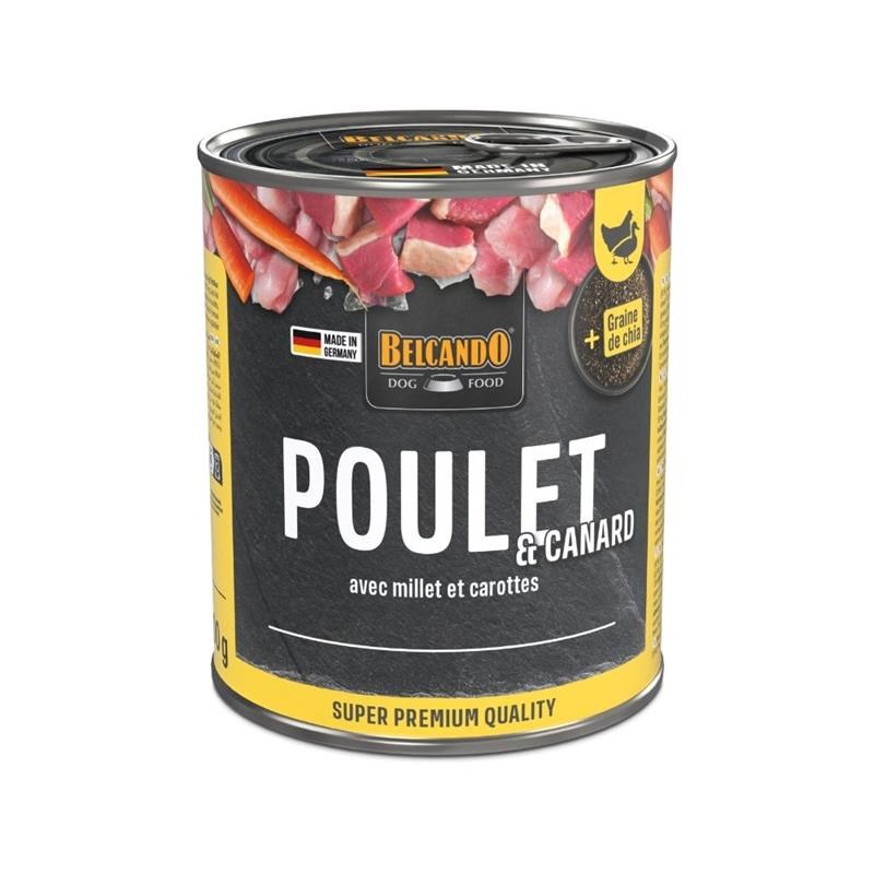 Pâtée pour chien - Boîte Poulet &amp; canard, millet, carottes (800 g, Poulet, Canard) - Photo 2