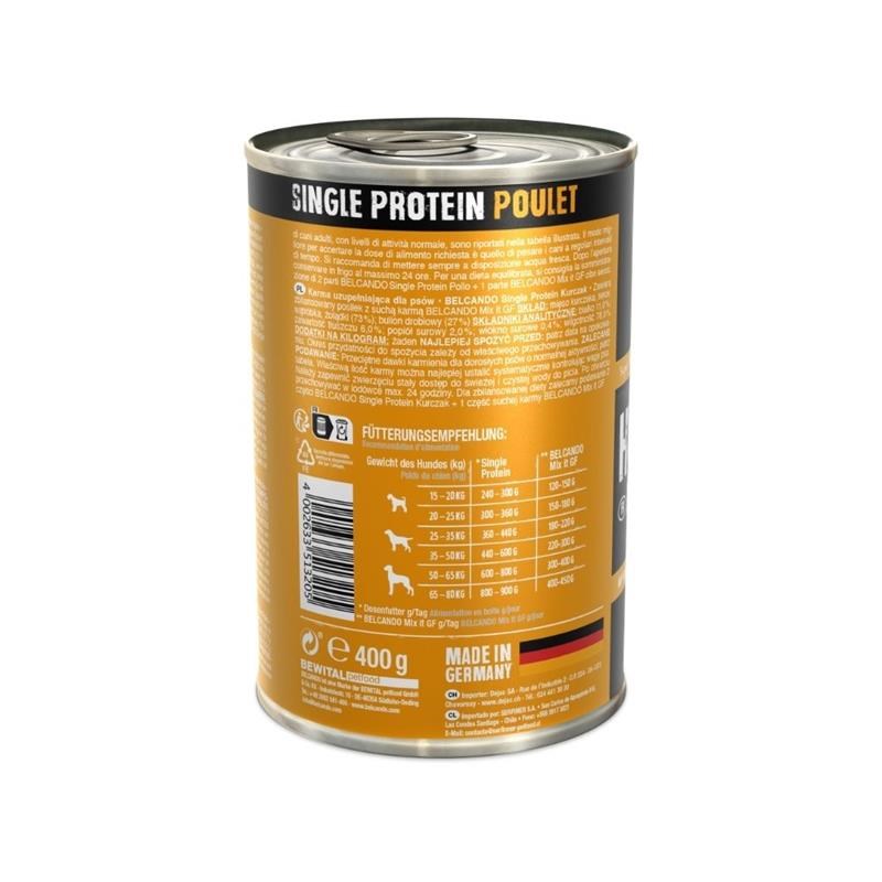 Pâtée pour chien - Boîte Single Protein Poulet (400 g, Poulet) - Photo 3