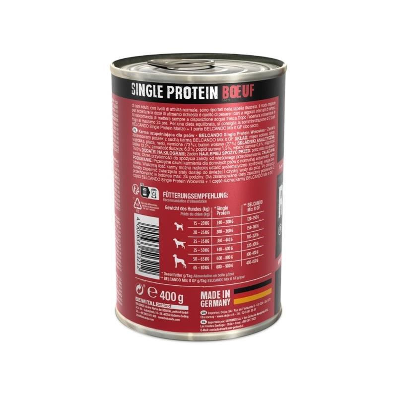 Pâtée pour chien - Boîte Single Protein Boeuf (400 g, Boeuf) - Photo 3