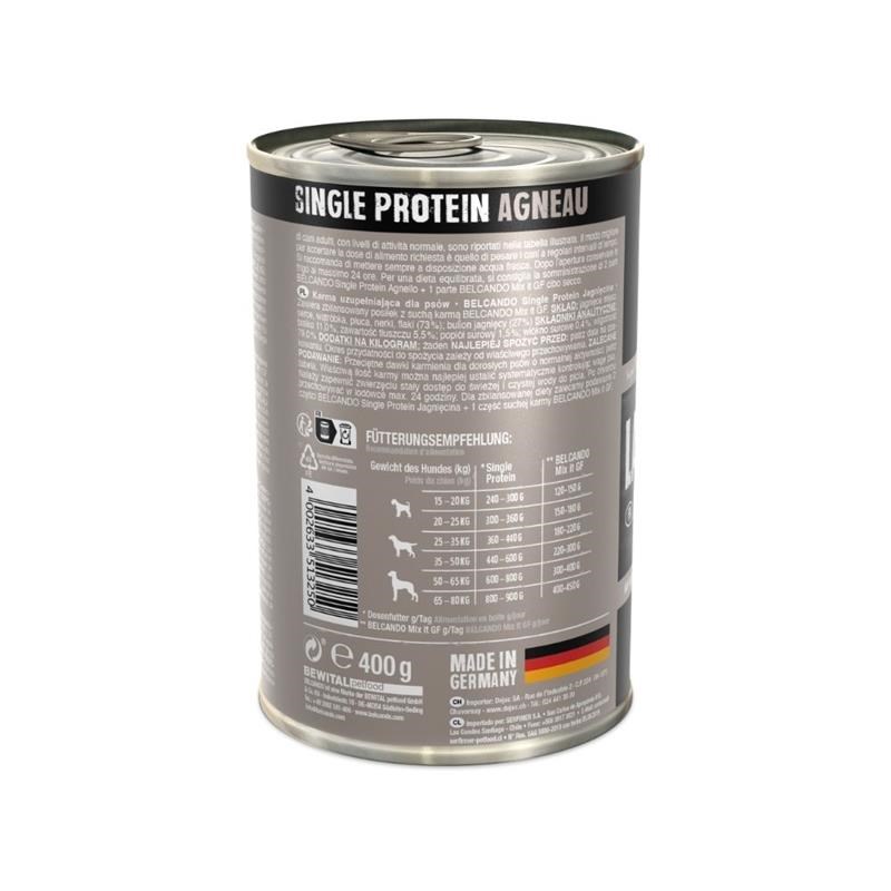 Pâtée pour chien - Boîte Single Protein Agneau (400 g, Agneau) - Photo 3
