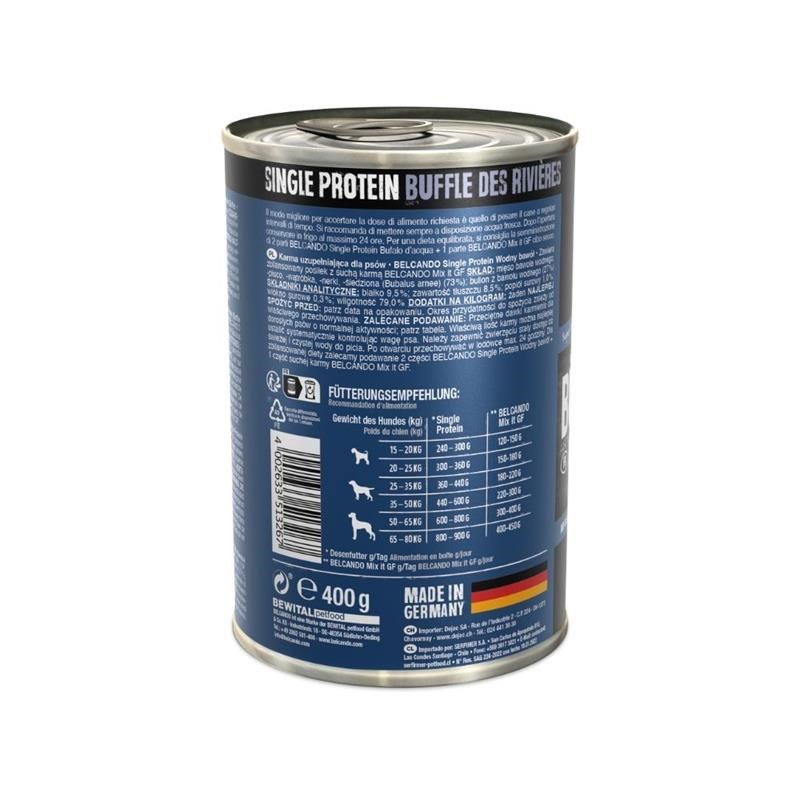 Pâtée pour chien - Boîte Single Protein Buffle (400 g, Buffle) - Photo 3