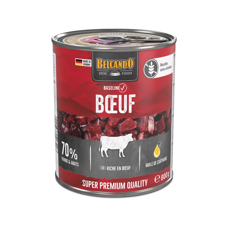Pâtée pour chien - Boîte Baseline Boeuf (800 g, Boeuf) - Photo 2