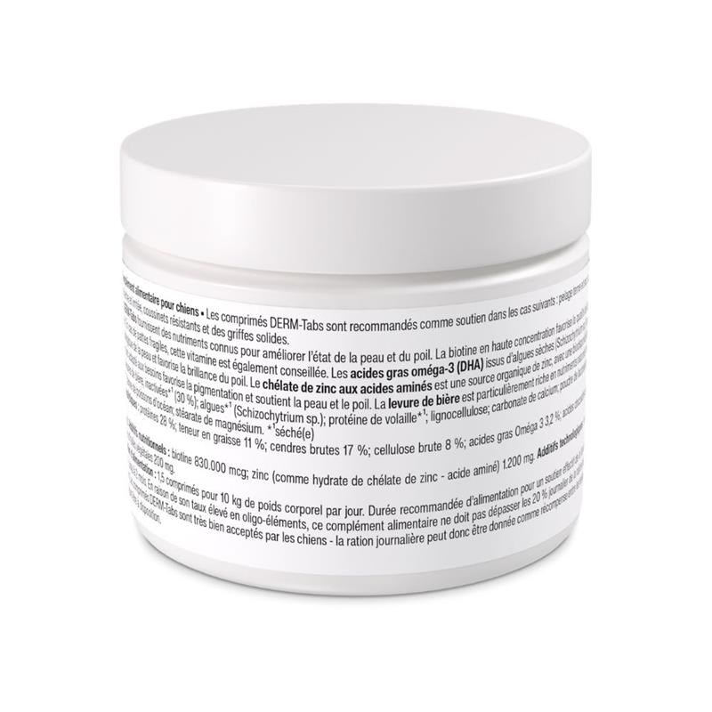 Complément alimentaire pour chien santé de la peau et du poil - Derm TABS (270 g) - Photo 2