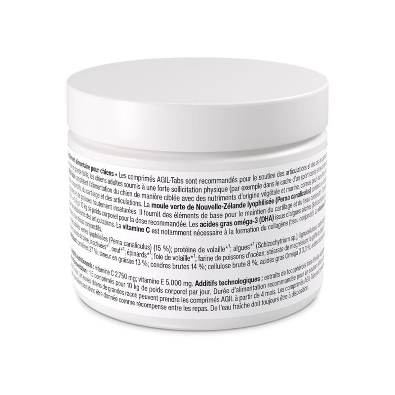 Complément alimentaire pour chien santé des articulations - Agil TABS (270 g) - Photo 2