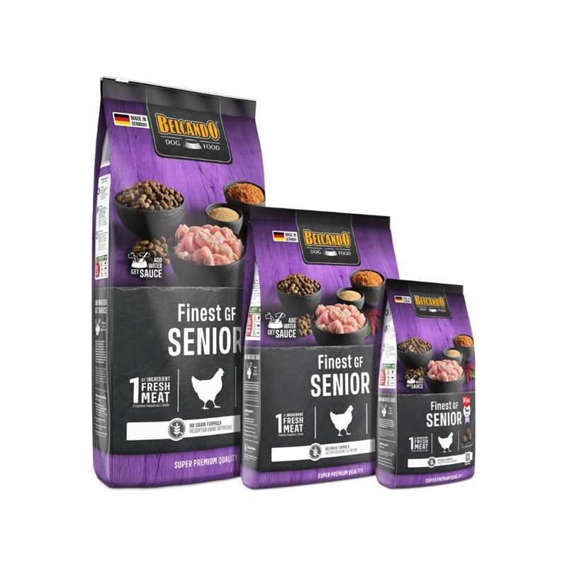 Croquettes pour chien sénior sans céréales - Finest GF Senior (4 Kg, Poulet) - Photo 3