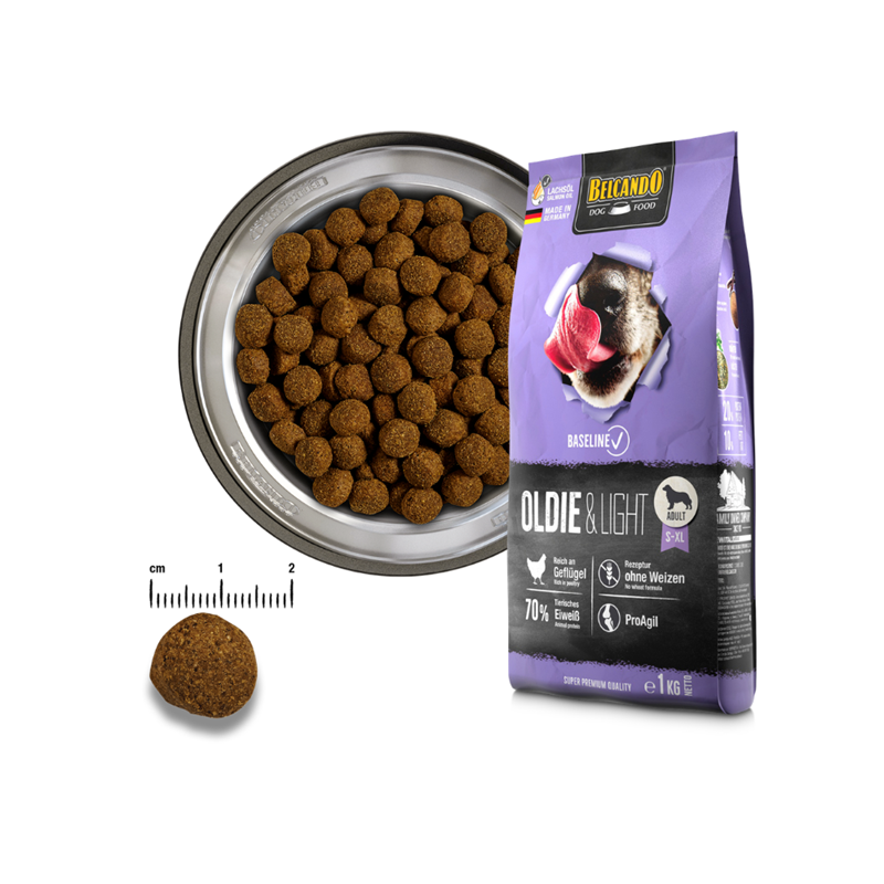 Croquettes pour chien senior - Oldie &amp; Light (12,5 Kg, Poulet) - Photo 3