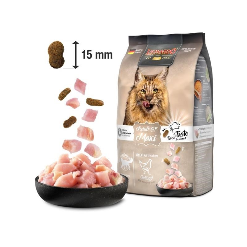 Croquettes pour chat - Adult GF Maxi (1,8 Kg, Poulet) - Photo 2