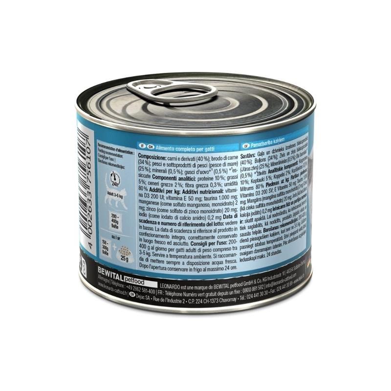 Pâtée pour chat - Boîte Poisson de mer (200 g, Poisson) - Photo 2