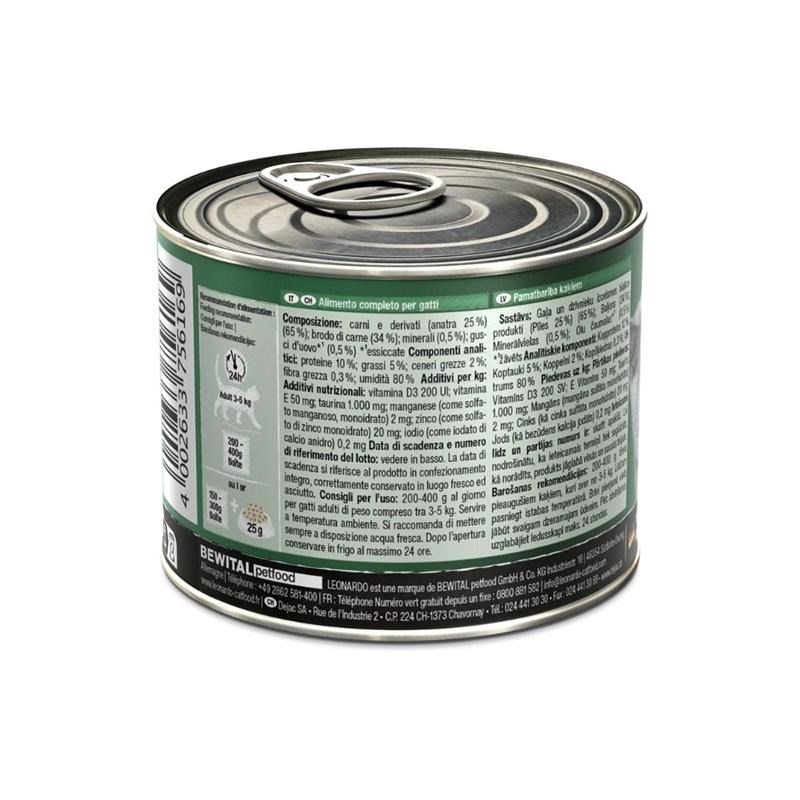 Pâtée pour chat - Boîte Canard (200 g, Canard) - Photo 2