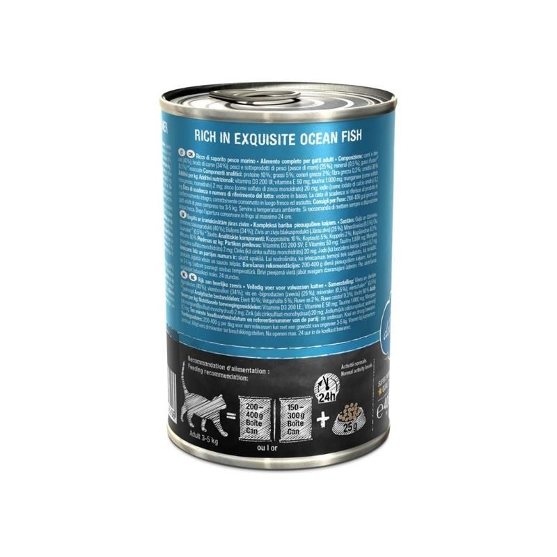Pâtée pour chat - Boîte Poisson de mer (400 g, Poisson) - Photo 2