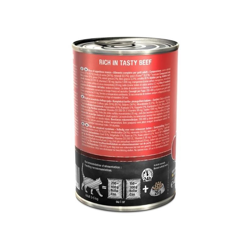 Pâtée pour chat - Boîte Boeuf (400 g, Boeuf) - Photo 2
