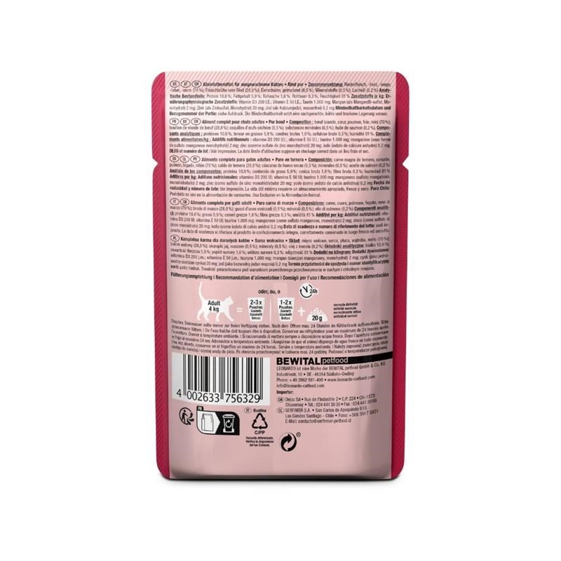 Pâtée pour chat - Sachet fraîcheur Boeuf (85 g, Boeuf) - Photo 2