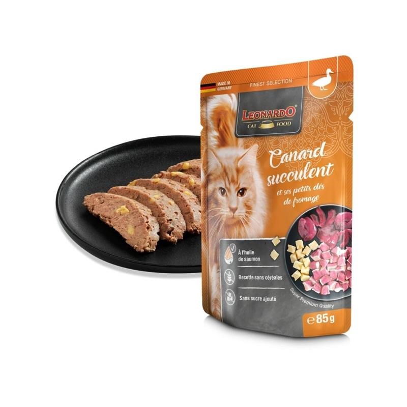 Pâtée pour chat - Sachet fraîcheur Canard + Fromage (85 g, Canard, fromage) - Photo 4