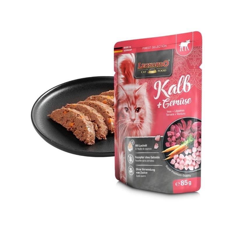 Pâté pour chat - Sachet fraîcheur Veau + Légumes (85 g, Veau, légumes) - Photo 4