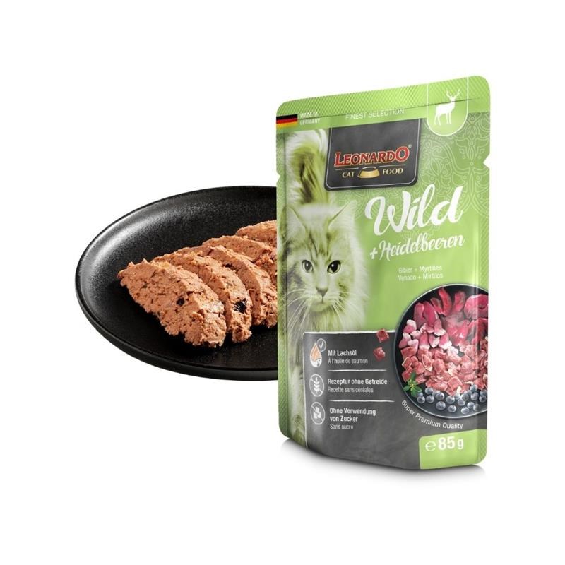 Pâtée pour chat - Sachet fraîcheur Gibier + Myrtille (85 g, Poulet, Gibier) - Photo 4