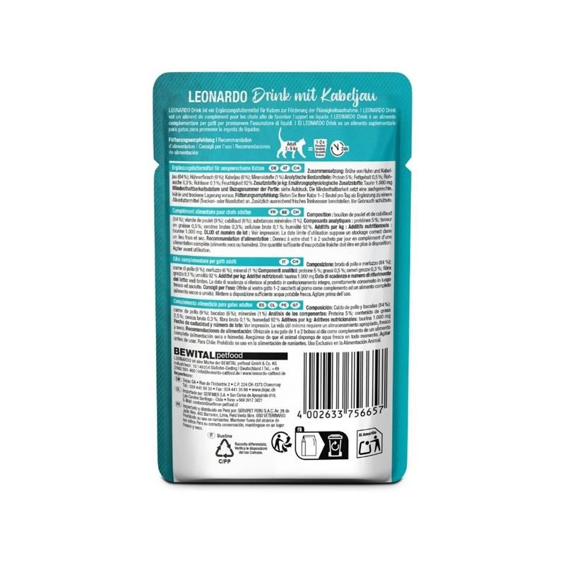 Drink Atlantic Cabillaud pour chat (40 g, Poisson) - Photo 2