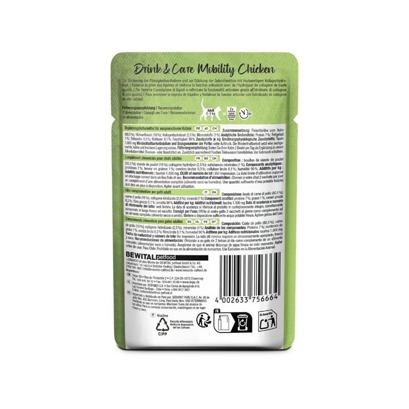Drink &amp; Care Mobility Poulet pour chat (40 g, Poulet) - Photo 2