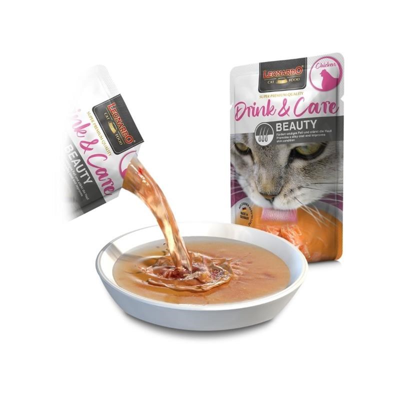 Drink &amp; Care Beauty Poulet pour chat (40 g, Poulet) - Photo 4