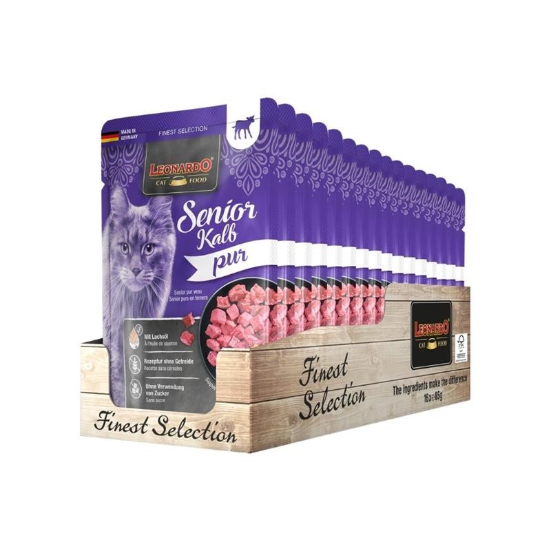 Pâté pour chat - Sachet fraîcheur Sénior Veau (85 g, Veau) - Photo 3