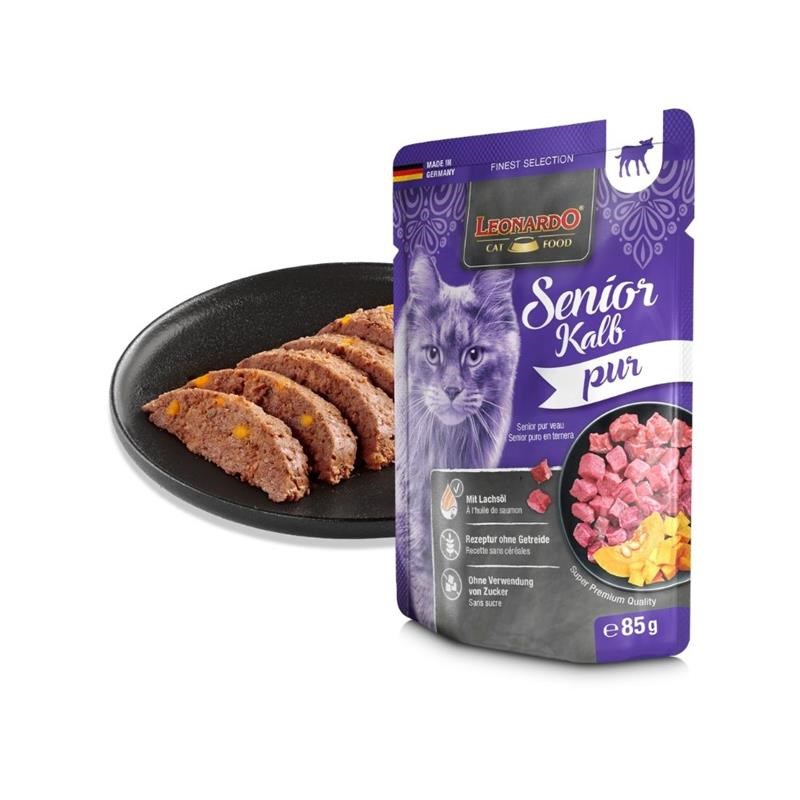 Pâté pour chat - Sachet fraîcheur Sénior Veau (85 g, Veau) - Photo 4