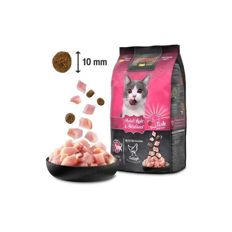 Croquettes pour chat - Light &amp; Stérilisé (7,5 Kg, Poulet) - Photo 3
