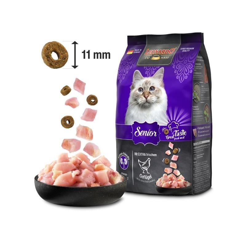 Croquettes pour chat - senior (7,5 Kg, Poulet) - Photo 3
