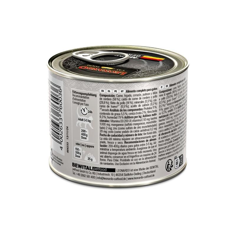 Pâtée pour chat - Boîte Agneau + Extra Filet (200 g, Agneau) - Photo 2