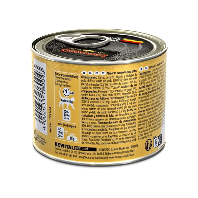 Pâtée pour chat - Boîte Poulet + Extra Filet (200 g, Poulet) - Photo 2