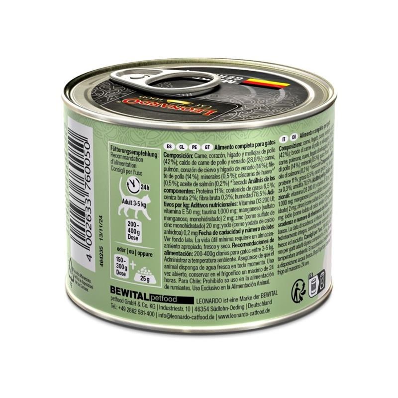 Pâtée pour chat - Boîte Gibier + Extra Filet (200 g, Gibier) - Photo 2