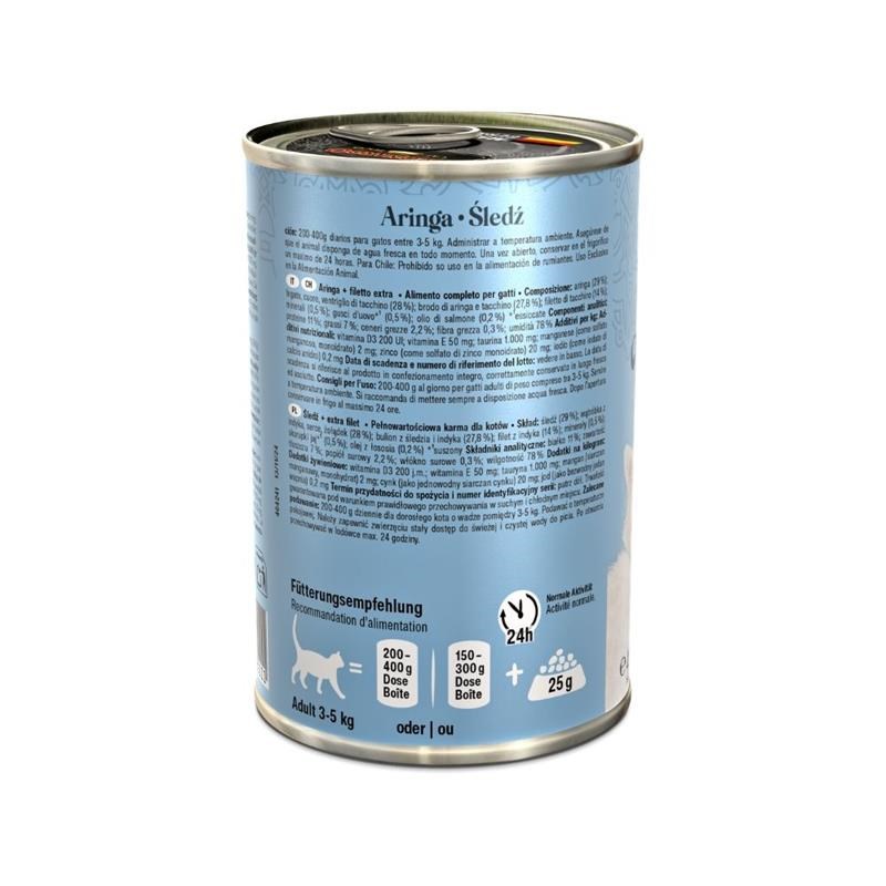 Pâtée pour chat - Boîte Hareng + Extra Filet (400 g, Hareng) - Photo 2