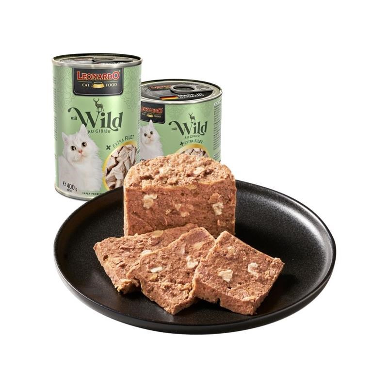Pâtée pour chat - Boîte Gibier + Extra Filet (400 g, Gibier) - Photo 3