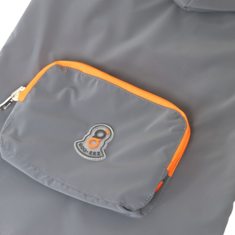 Poncho imperméable pour chien à capuche (XXL, Charbon, gris, 64 cm) - Photo 3