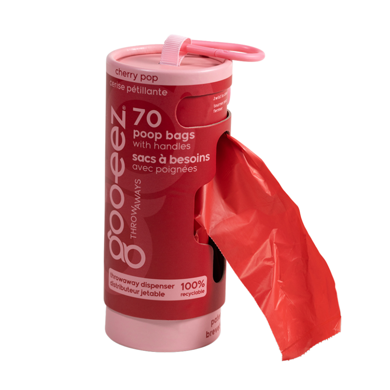 Sacs à crotte pour chien par 70 (Cherry pop) - Photo 3