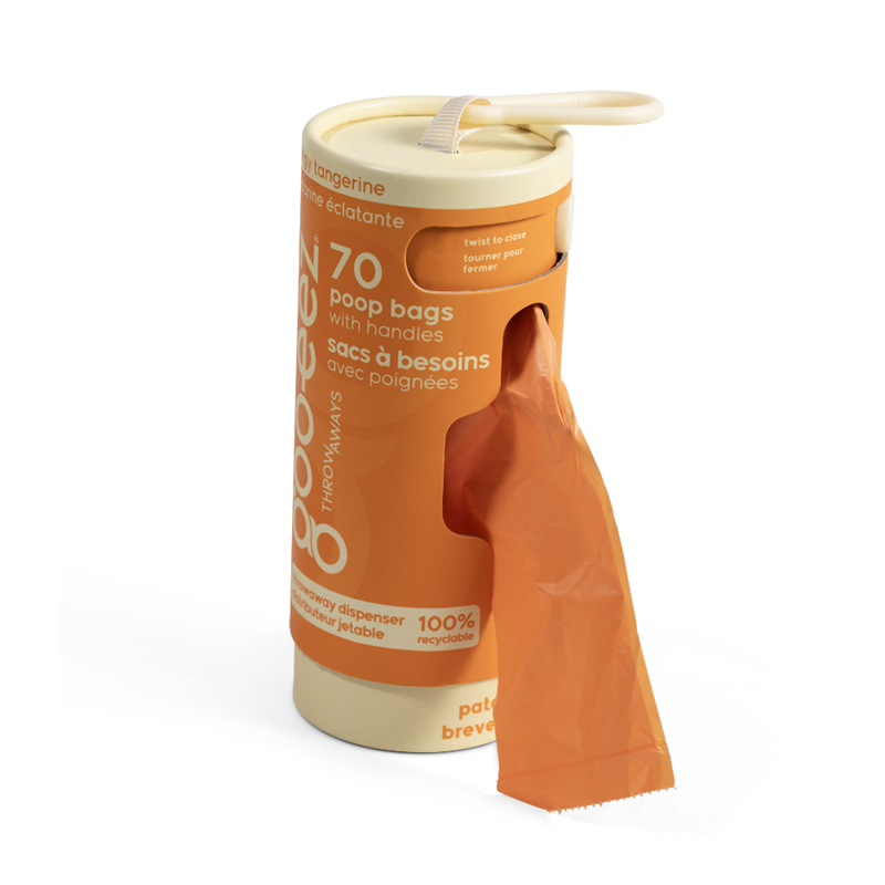 Sacs à crotte pour chien par 70 (Tangerine) - Photo 3